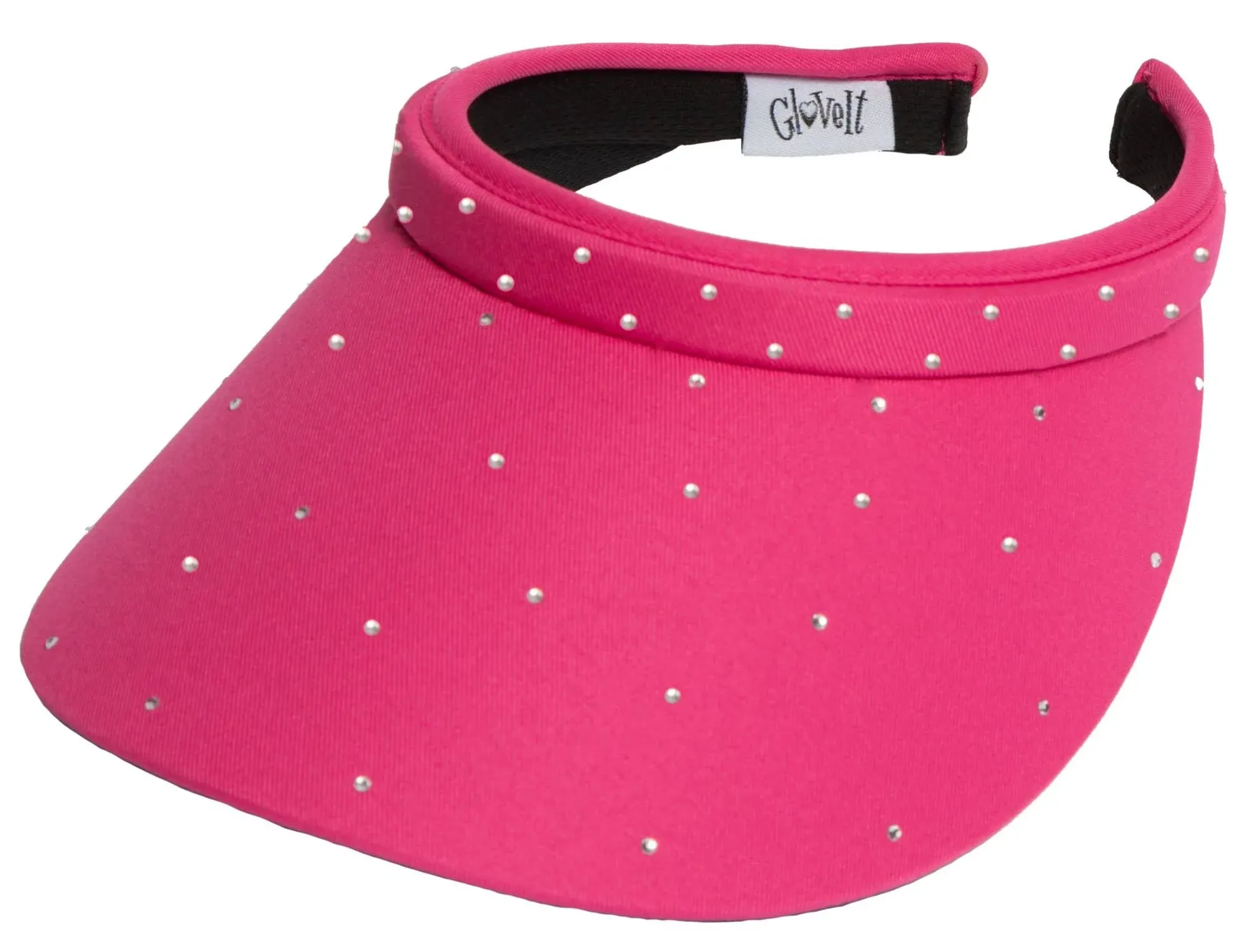 Glove It: Bling Slide On Golf Visor - Pink