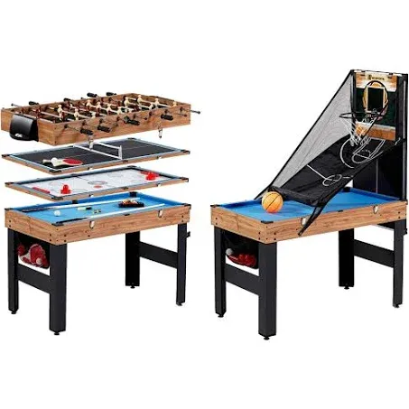 MD Sports 5 in 1 Combo Game Table