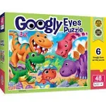 Googly Eyes Dinosaur 48 Piece Kids Puzzle Interactive Colorful Jigsaw Fun Ages