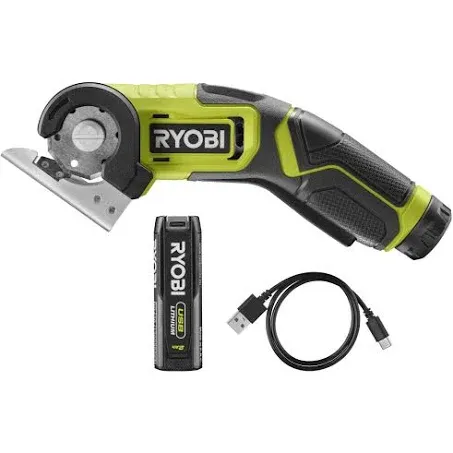 Ryobi RCT4-120G 4V Cordless Cutting Tool (1 x 2.0Ah), Hyper Green