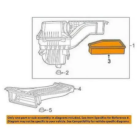 Mopar® 68235291AB - Air Filter