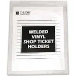 C-Line Clear Vinyl Shop Ticket Holders Both Sides