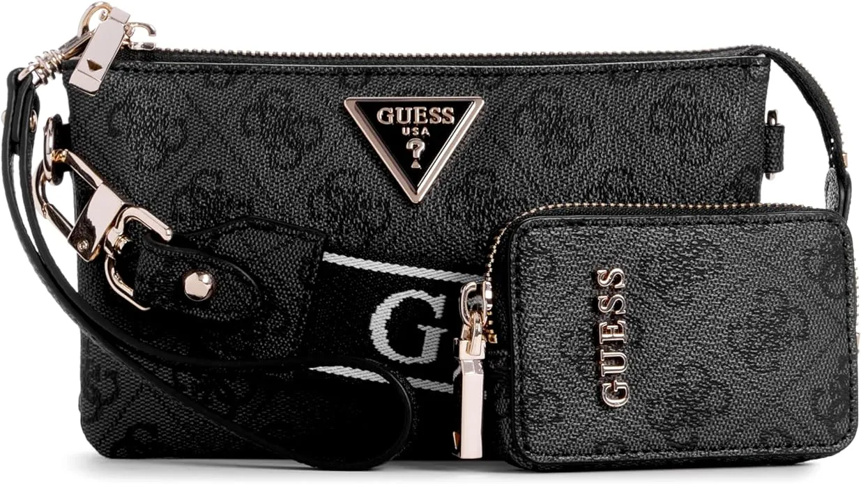 GUESS Latona Mini Triple Compartment Top Zip