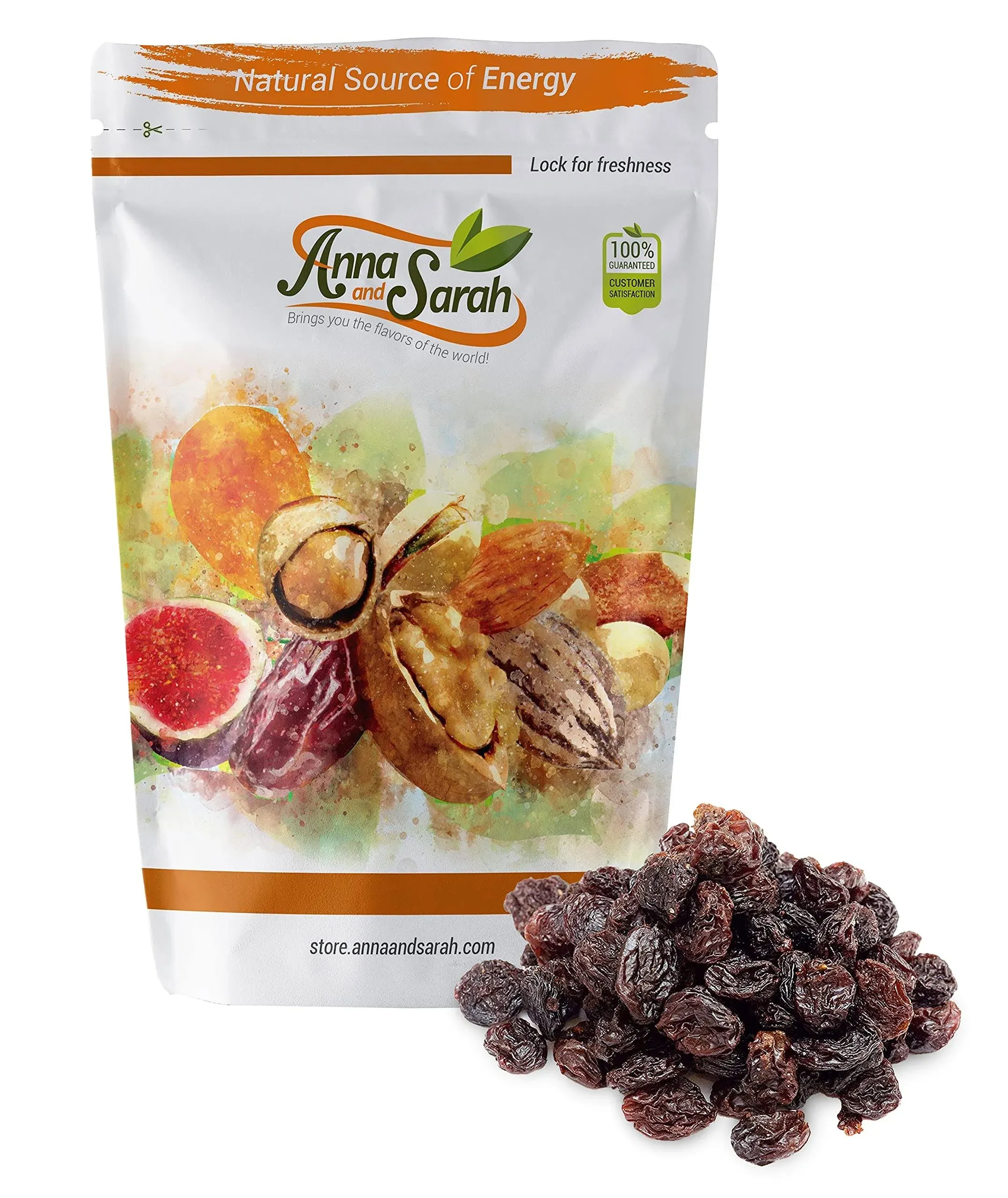 Anna and Sarah Natural Black Jumbo Raisins 2 lbs