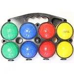 Beach/ Lawn Game- 4 Player Economy Bocce Ball Set with Carry Case