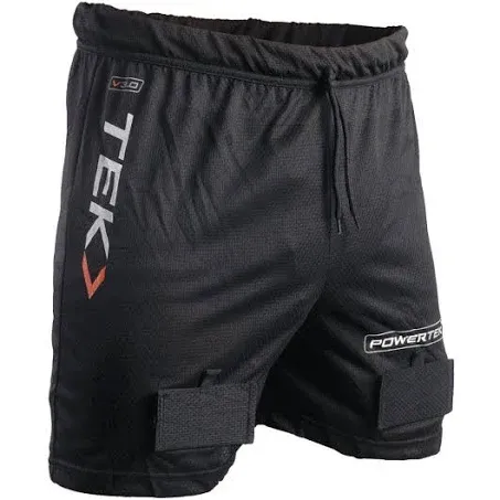 PowerTek Ice Hockey ADULT Men&#039;s Mesh Shorts, with Cup &amp; Tabs for Socks, S-XXL