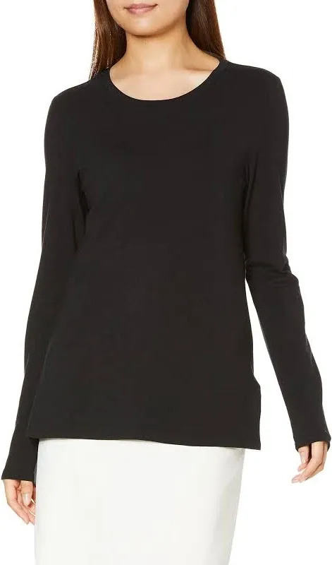 Amazon Essentials Women&#039;s Black Classic-Fit Crewneck T-Shirt XXL 191770489062