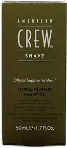 AMERICAN CREW Ultra Gliding Shave Oil, 1.7 Ounce