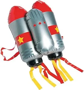 Fun Express God's Galaxy VBS Inflatable Jet Pack - Toys - 6 Pieces