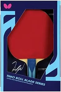 Butterfly Timo Boll ALC Blade & Tenergy 05 Rubber Shakehand Table Tennis Racket - Pro-Line Series - Comprised of Our Most Popular Blade and Rubbers - Recommended for Aspiring Professional Players