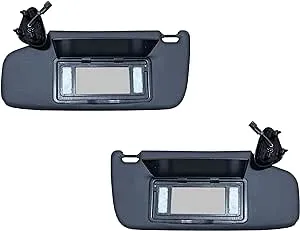 Sun Visor For Chevy Blazer S10 1995-2005 Set Pair OE Quality Black With Light