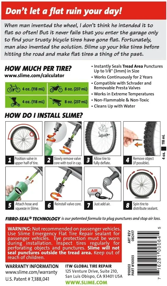 Slime 10003 Tube Sealant