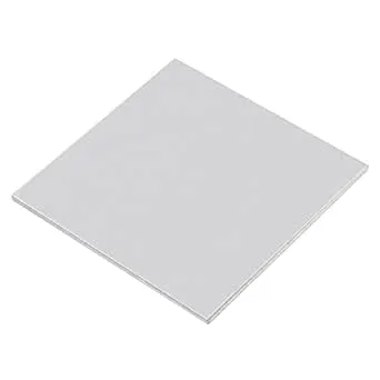 100mm x 100mm x 5mm Rectangle 6061 Aluminum Sheet Flat Metal Plate Stock