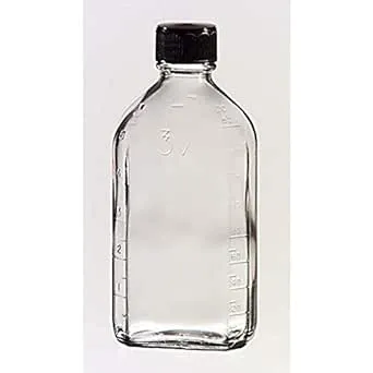 Qorpak 6oz Clear Oval Prescription Ware Bottle