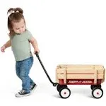 Radio Flyer W8Z My 1st Steel & Wood Wagon Toy, Brown Box