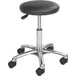 Safco Height Adjustable Lab Stool, Black