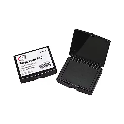 Lee Fingerprint Pads, Black Ink (03027) | Staples