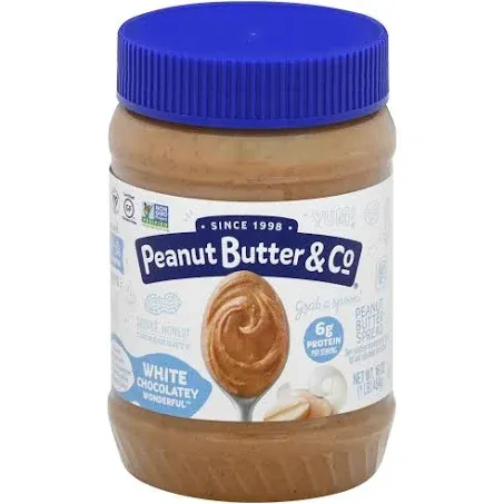 Peanut Butter &amp; Co Peanut Butter White Chocolate Wonderful 16 oz (Pack Of 6)