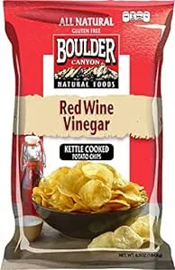 Boulder Canyon Kettle Chips Red Wine Vinegar (12 - 5 Oz. Bags)