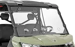 Rough Country Full Front Vented Windshield for Can-Am Defender - 98262030