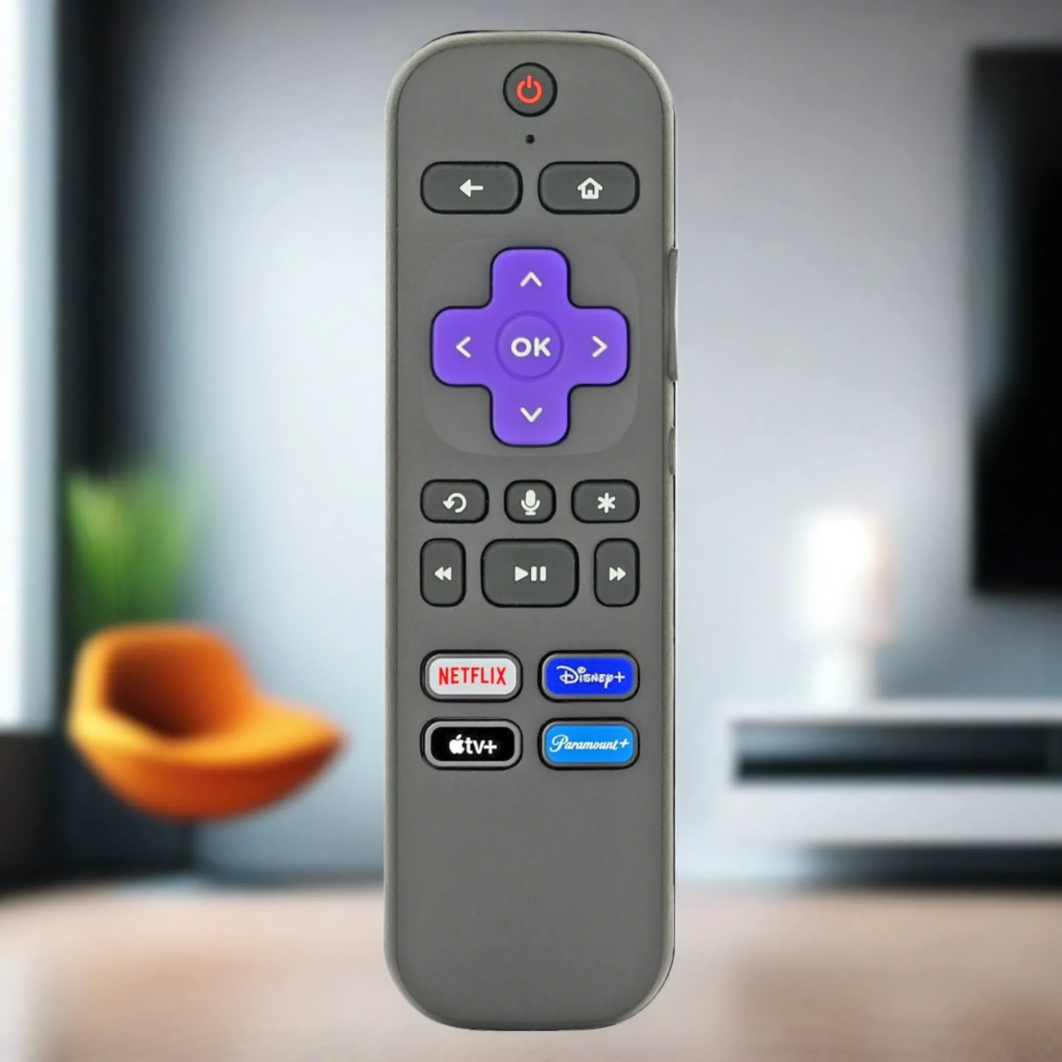 Anderic RC-FA5 Universal for All Roku Streaming Stick Roku StreamBar and Roku TV with Voice Streaming Remote Control