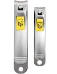 Nail Clippers Set - 2 Pack Stainless Steel Ingrown Toenail Tool, Professional..<wbr/>.