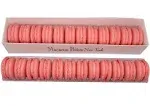 Macaron Bites French Macarons Gift Box of 24 - Strawberry