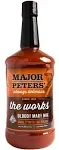 Major Peters The Works Bloody Mary Mix 1.75 Liter - 6 per Case