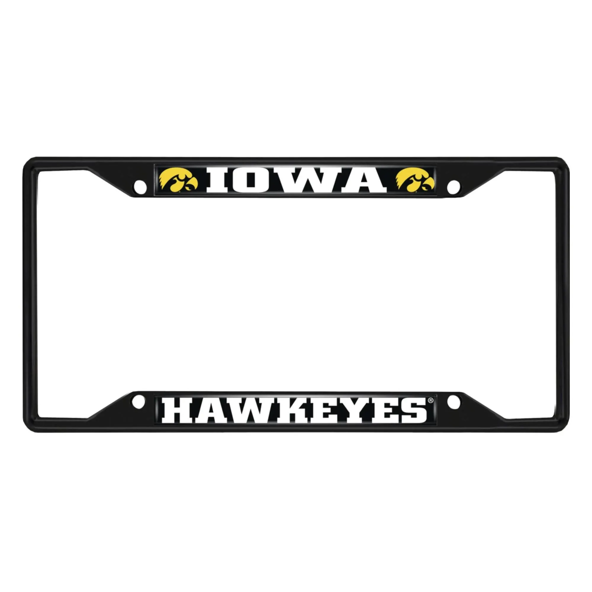 FANMATS Iowa Hawkeyes License Plate Frame