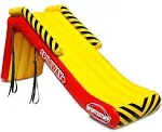 SportsStuff SPILLWAY Dock Slide Inflatable Pontoon Slide Yellow Red Large