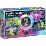 Canal Toys Studio Creator 360 Video Maker Kit, Green Screen and Tripod, Face and Motion Tracker, 10" Light Ring, Multi Colored