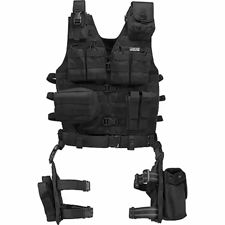 Barska Loaded Gear Vx-100 Tactical Vest And Leg Platform, 22" x 38.5"