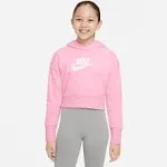 Nike Sportswear Club Big Kids' (Girls') French Terry Cropped Hoodie