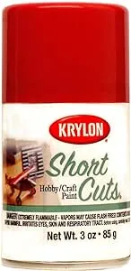 Krylon KSCS033 Short Cuts Aerosol Spray Paint, 3-Ounce, Red Pepper