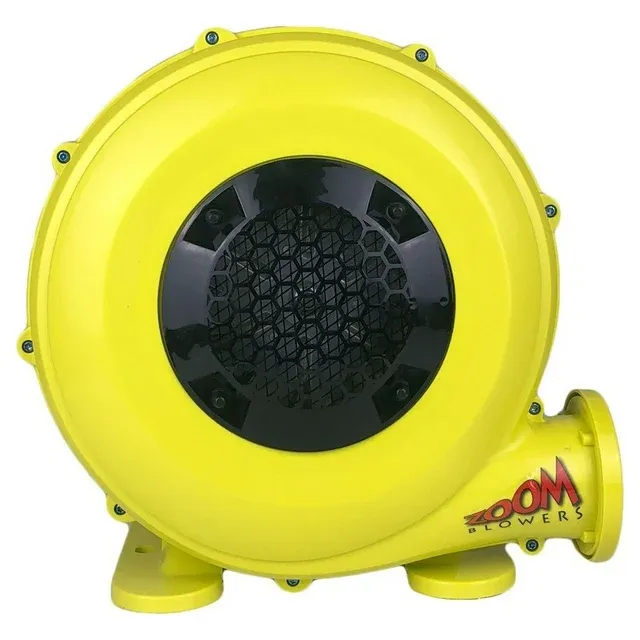 Zoom Blowers 0.5 HP Portable Air Pump for Inflatables - Yellow