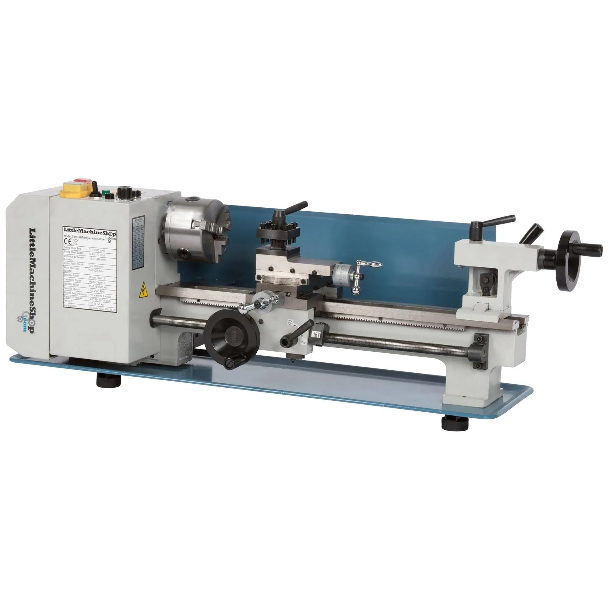 HiTorque 5100 Mini Lathe - 7x16