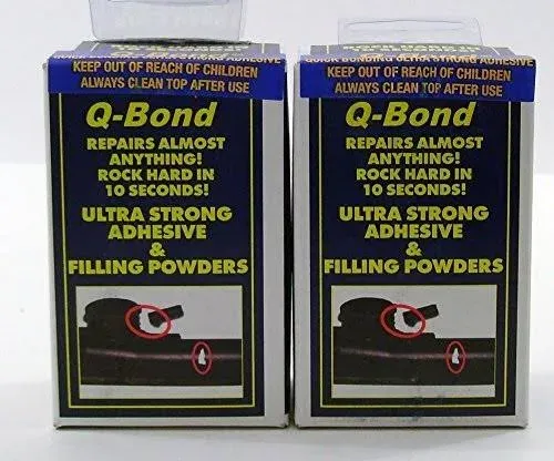 Q Bond Repair Kit Small Quick Bonding Adhesive 2 Pack