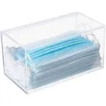 Face Mask Dispenser Box Acrylic Storage Box Glove Holder Station with Lid