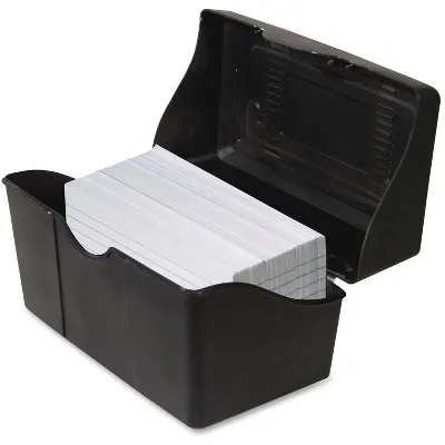 Advantus Index Card Holders 3"x5" Black 45001