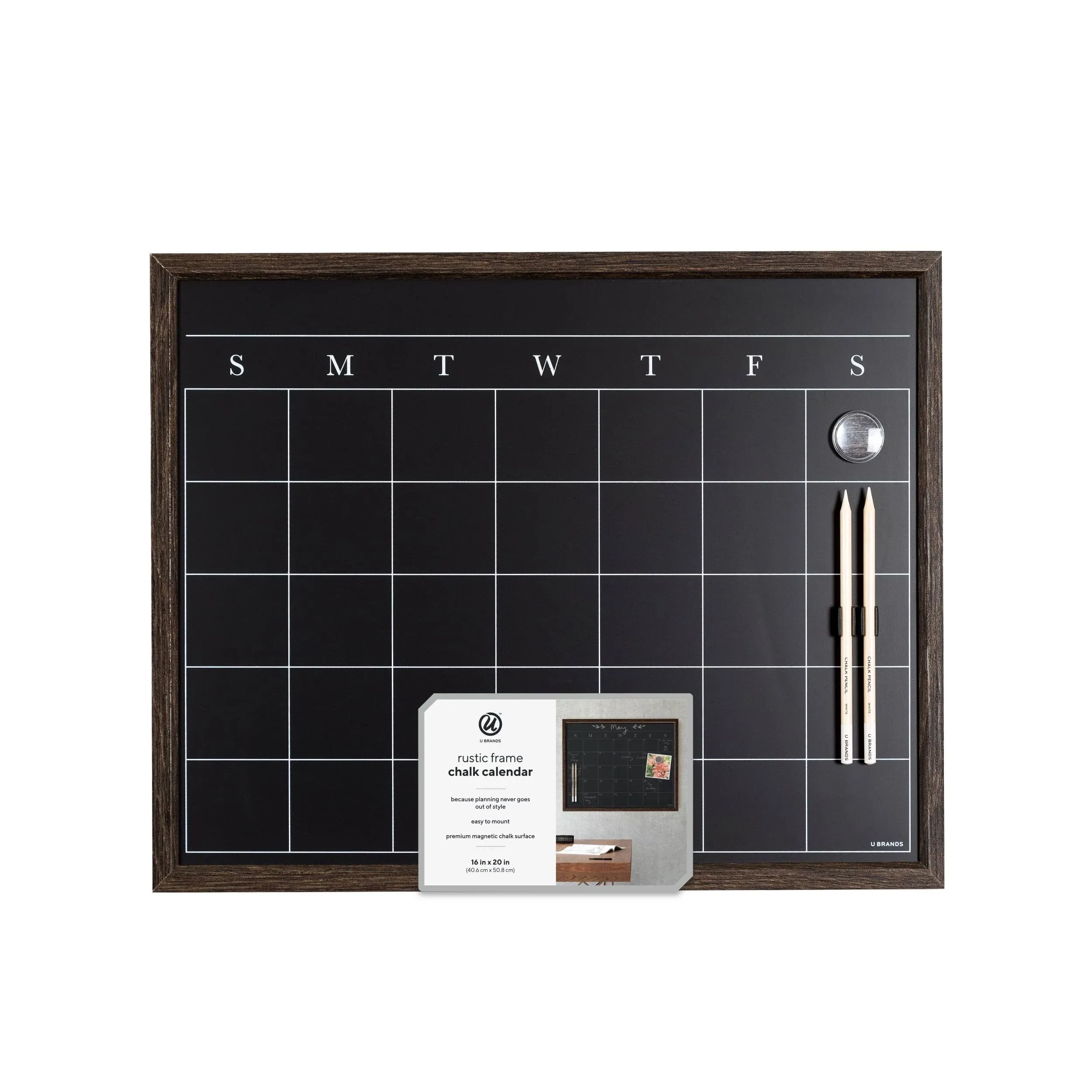 U Brands Chalkboard Calendar Set - Elevate Your Workspace!