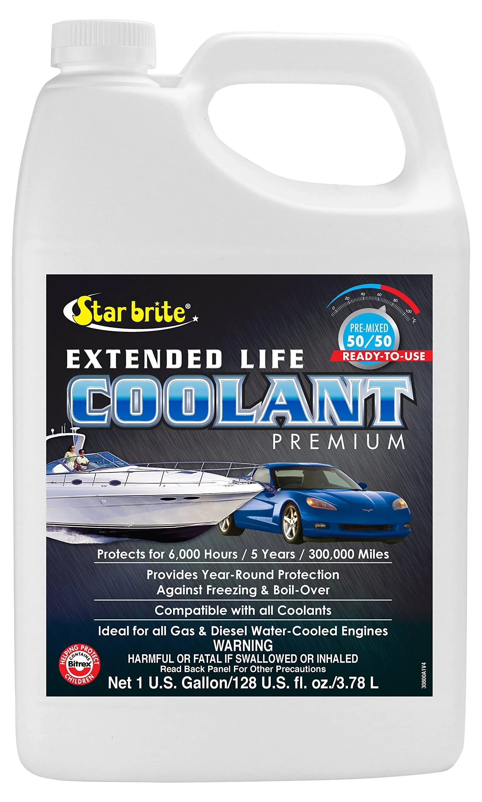 Star Brite 150,000 Mile 50/50 Ready-to-Use Antifreeze Coolant