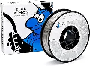 Blue Demon E71T-1/1M X .035 X 11LB Spool Dual Shield Gas Shielded Flux Core Welding Wire, General Purpose, All Position, Low Fumes, Stable Arc, Requires Shielding Gas