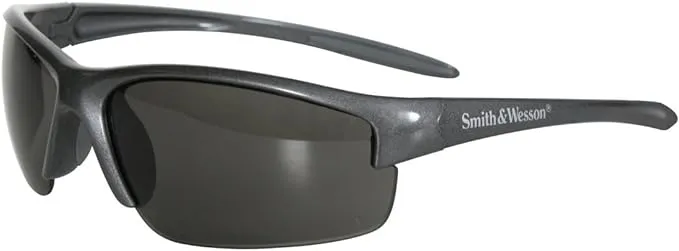 Smith & Wesson Equalizer Safety Glasses Gun Metal Frame Smoke Anti Fog Lens