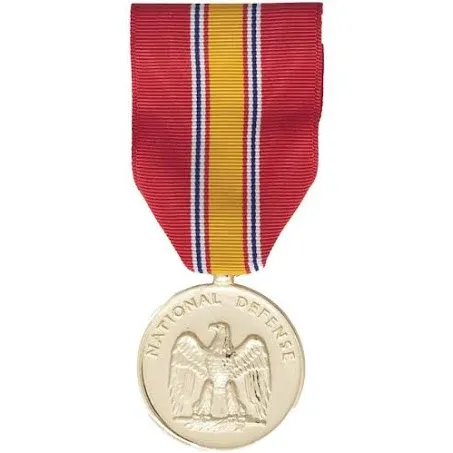 National Defense Service Medal Anodized Full Size