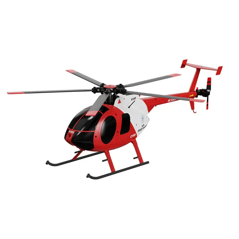 C189 MD500E 6-Axis Gyro Stabilized RTF Scale  Coast Guard Choppa Free Shipping