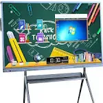 JYXOIHUB Smart Board Collaboration Hub 55 inch 4K UHD Digital Electronic Whiteboard Dual Os Touch Screen