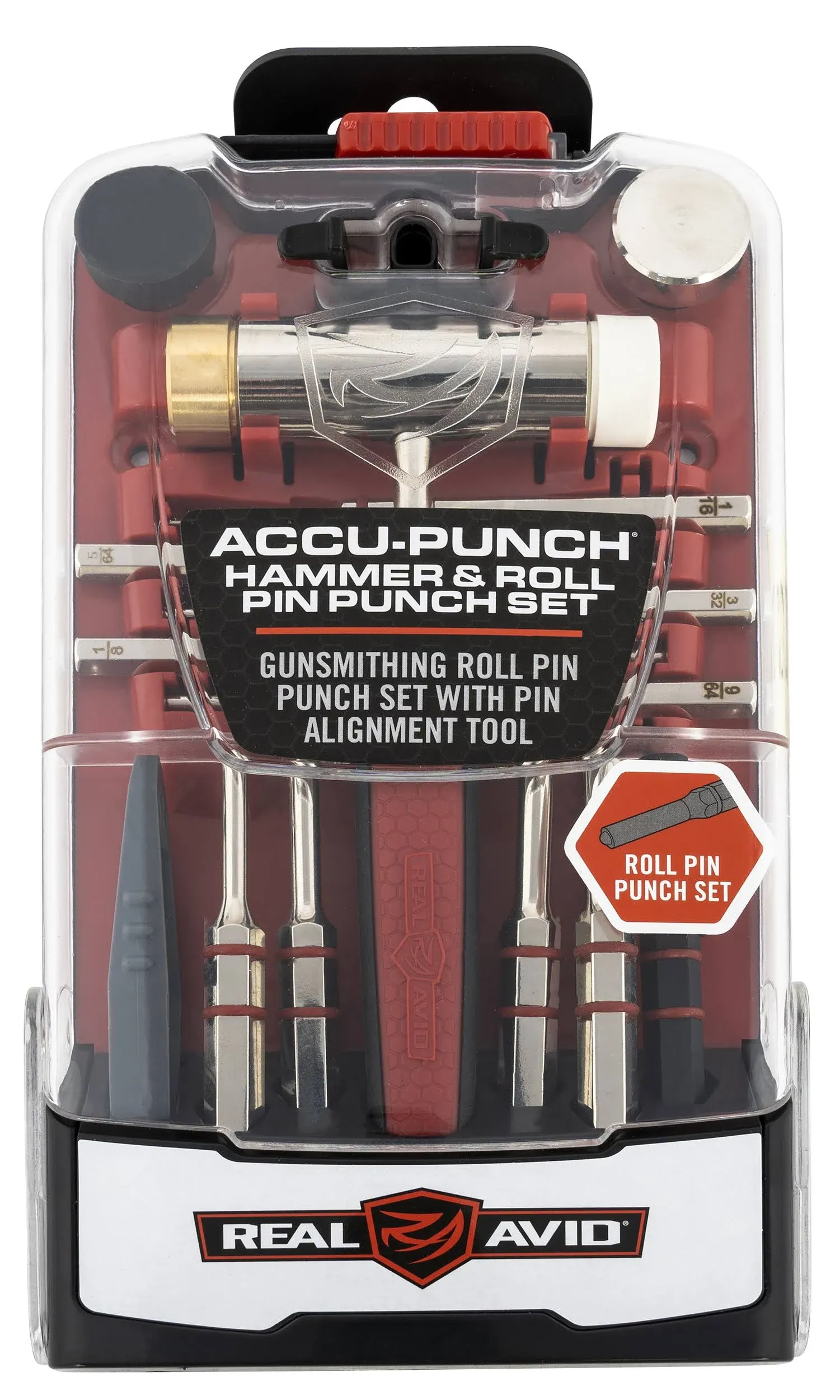 Real Avid Accu-Punch Hammer & Roll Pin Punch Set