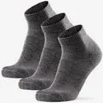 Merino Wool Hiking Socks Low Cut - Grey / 35-38 / 3-Pack - Danish Endurance