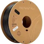 Polymaker 2.85mm PolyTerra PLA Filament (1kg, Charcoal Black)