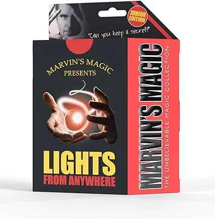 Marvin's Magic - Lights from Anywhere - Junior Edition - Professional Children's Tricks Set - Amazing Magic Tricks for Kids - Includes Light Props and Instructions